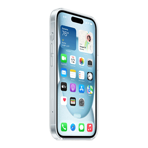 Apple iPhone 15 aizsargvāciņš (Clear Case with MagSafe) Caurspīdīgs 3 img.