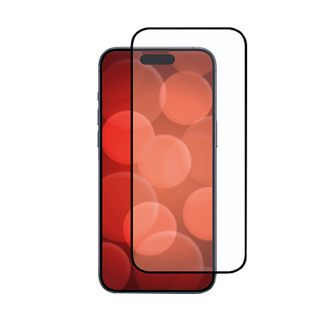 Displex Apple iPhone 15/15 Pro aizsargstikliņš (Real 3D Screen Glass) Melns 1 img.