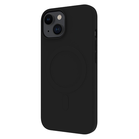 Muvit Apple iPhone 15 MagSafe aizsargvāciņš (Soft Touch Cover) Melns 3 img.