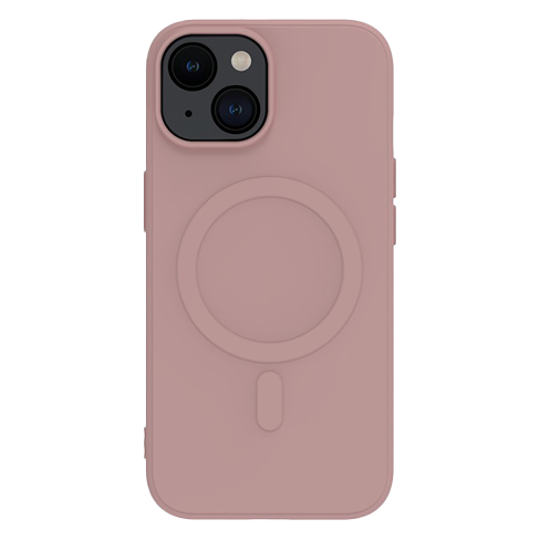 Muvit Apple iPhone 15 MagSafe aizsargvāciņš (Soft Touch Cover) Rozā 1 img.