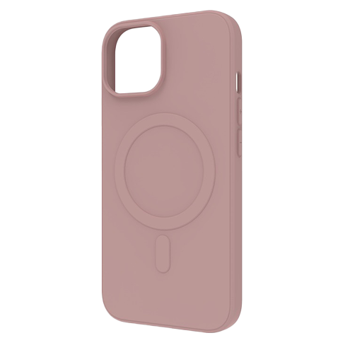Muvit Apple iPhone 15 MagSafe aizsargvāciņš (Soft Touch Cover) Rozā 4 img.