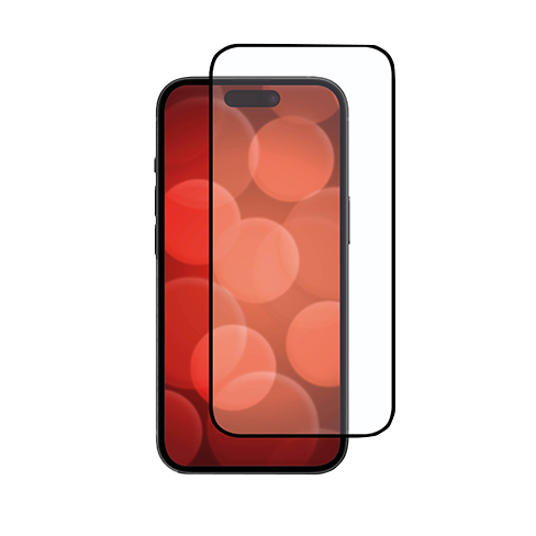 Displex Apple iPhone 15 Plus/15 Pro Max aizsargstikliņš (Real 3D Screen Glass) Melns 1 img.
