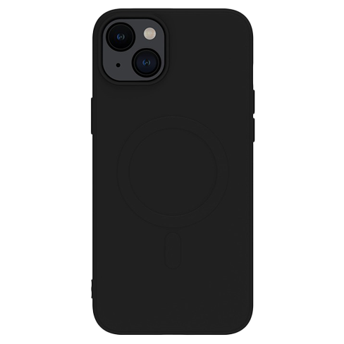 Muvit Apple iPhone 15 Plus MagSafe чехол (Soft Touch Cover) Чёрный 1 img.