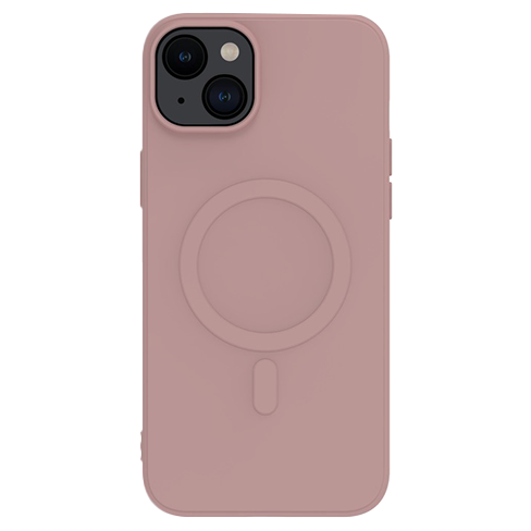 Muvit Apple iPhone 15 Plus MagSafe aizsargvāciņš (Soft Touch Cover) Rozā 1 img.