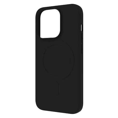Muvit Apple iPhone 15 Pro MagSafe чехол (Soft Touch Cover) Чёрный 4 img.