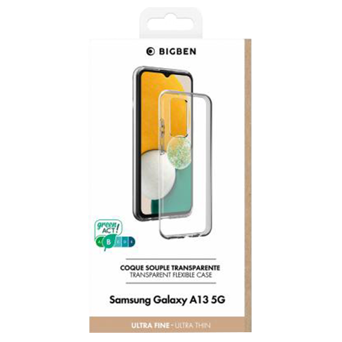 BigBen Samsung Galaxy A13 5G/A04s чехол (Silicone Cover) Прозрачный 2 img.