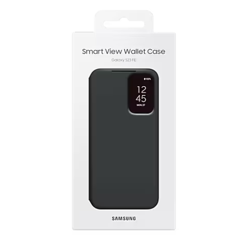 Samsung Galaxy S23 FE aizsargvāciņš (Smart View Wallet Case) Melns 5 img.