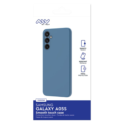 My Way Samsung Galaxy A05s aizsargvāciņš (Smoothie TPU Cover) Zils 2 img.