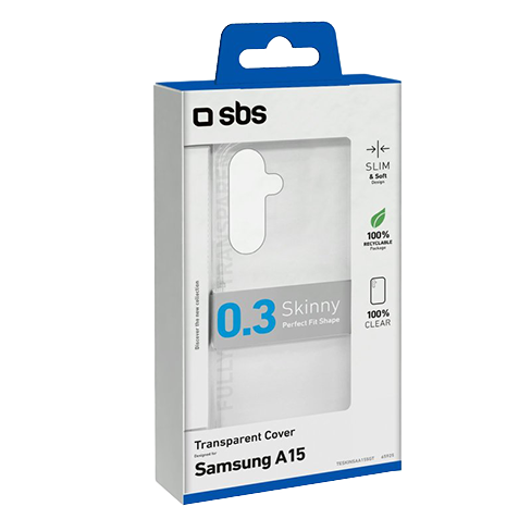 SBS Samsung Galaxy A15 5G чехол (Skinny Cover) Прозрачный 2 img.