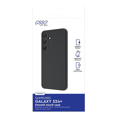 My Way Samsung Galaxy S24+ 5G чехол (Smoothie TPU Cover) Чёрный 2 img.