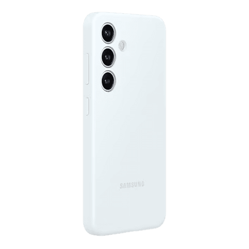 Samsung Galaxy S24 aizsargvāciņš (Silicone Cover) Balts 2 img.