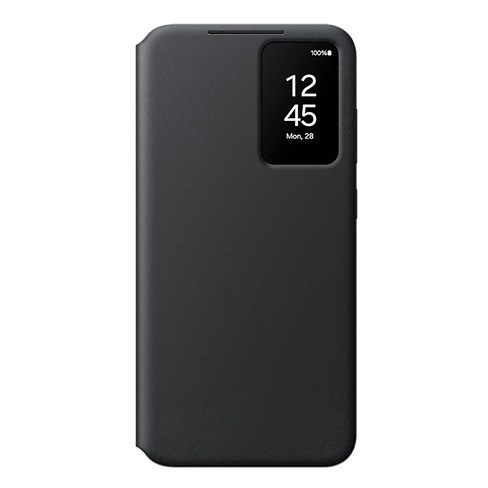 Samsung Galaxy S24+ aizsargvāciņš (Smart View Wallet Case) Melns 4 img.