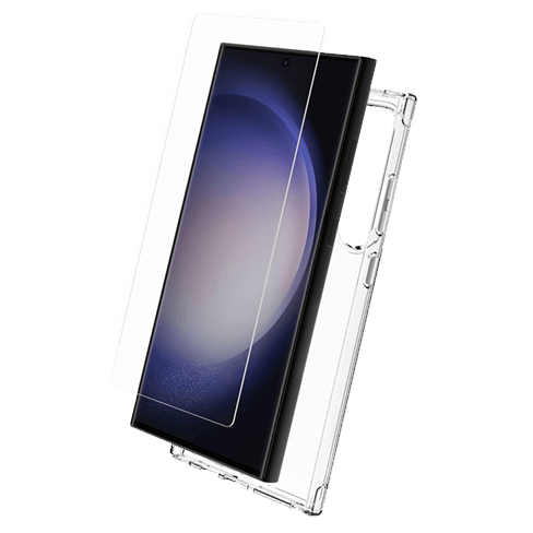 My Way Samsung Galaxy S24 Ultra aizsargvāciņš (Pack Soft Cover + 2D Screen Glass) Caurspīdīgs 1 img.
