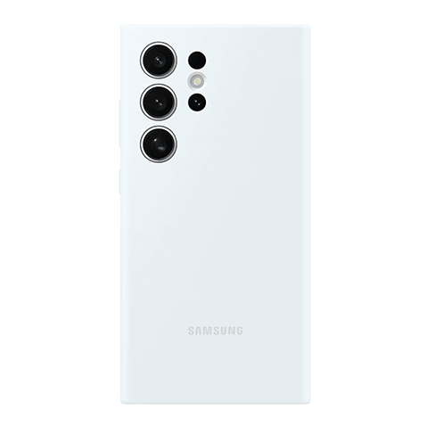 Samsung Galaxy S24 Ultra aizsargvāciņš (Silicone Cover) Balts 1 img.