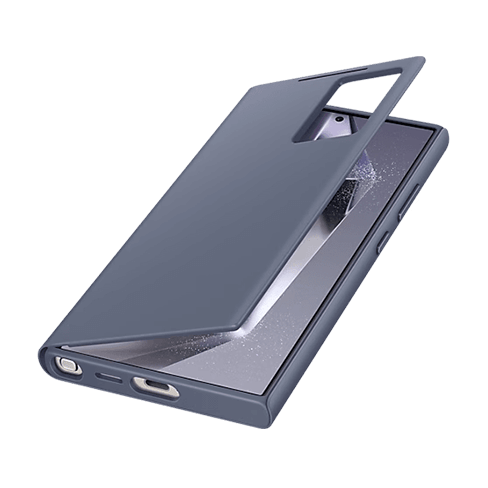 Samsung Galaxy S24 Ultra чехол (Smart View Wallet Case) Фиолетовый 3 img.