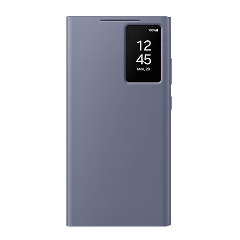 Samsung Galaxy S24 Ultra чехол (Smart View Wallet Case) Фиолетовый 4 img.