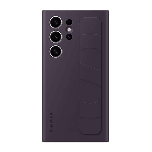 Samsung Galaxy S24 Ultra aizsargvāciņš (Standing Grip Cover) Violets 1 img.