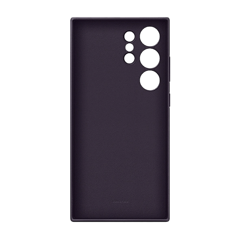 Samsung Galaxy S24 Ultra чехол (Vegan Leather Cover) Фиолетовый 3 img.