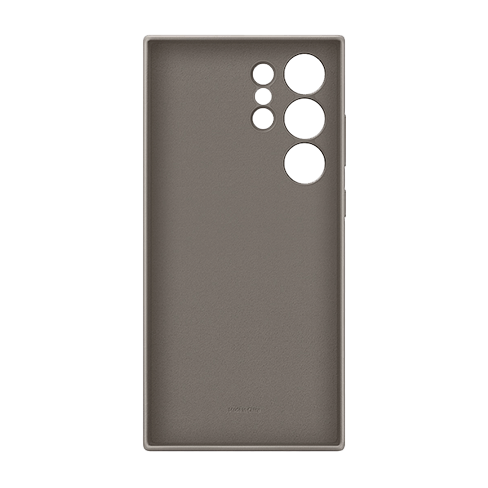 Samsung Galaxy S24 Ultra aizsargvāciņš (Vegan Leather Cover) Bēšs 3 img.
