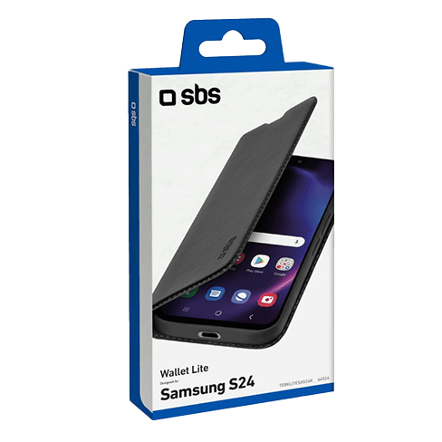 SBS Samsung Galaxy S24 aizsargvāciņš (Wallet Lite Case) Melns 2 img.