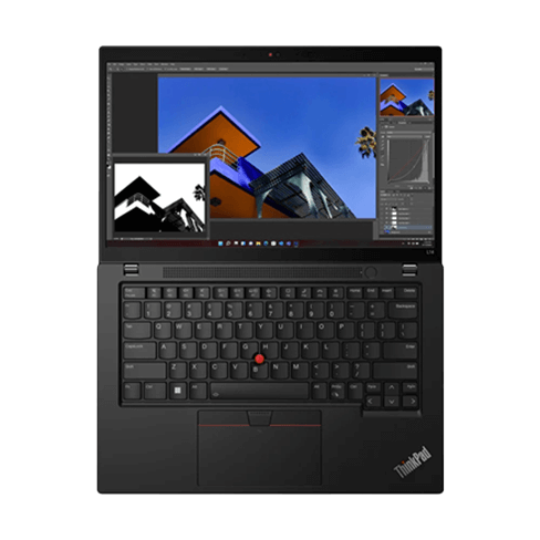 Lenovo ThinkPad L14 (Gen 4) 21H10014MH 256 GB Melns 9 img.