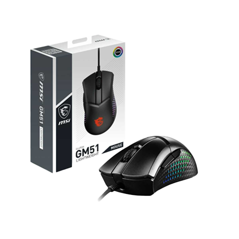 MSI GM51 Lightweight Gaming Mouse Melns 5 img.