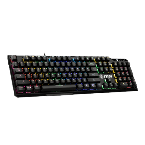 MSI Vigor GK41 LR Gaming keyboard Melns 2 img.