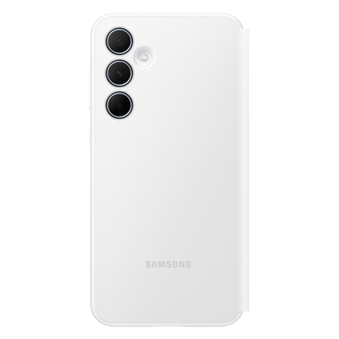 Samsung Galaxy A35 aizsargvāciņš (Smart View Wallet Case) Balts 3 img.