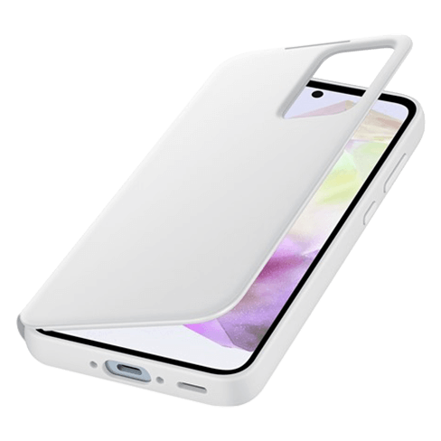 Samsung Galaxy A35 aizsargvāciņš (Smart View Wallet Case) Balts 4 img.