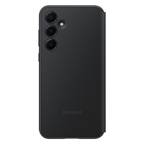 Samsung Galaxy A55 aizsargvāciņš (Smart View Wallet Case) Melns 3 img.