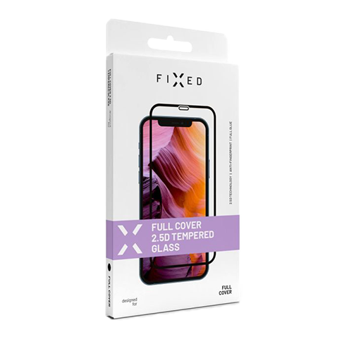 Fixed Xiaomi Redmi Note 13 Pro 5G/Poco X6 5G aizsargstikliņš (Full Cover 2.5D Glass) Caurspīdīgi melns 2 img.