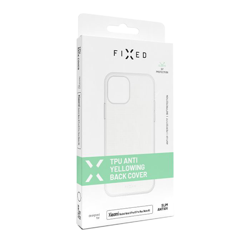 Fixed Xiaomi Redmi Note 14 чехол (Slim AntiUV Cover) Прозрачный 2 img.