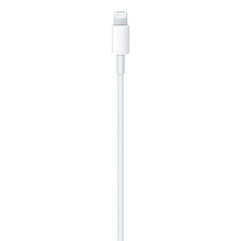 Apple USB-C to Lightning Charge Cable 1m Balts 2 img.
