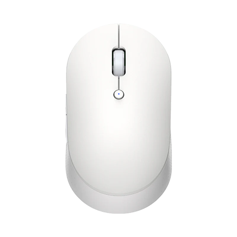 Xiaomi Mi Dual Mode Wireless Mouse | Silent Edition Balts 1 img.