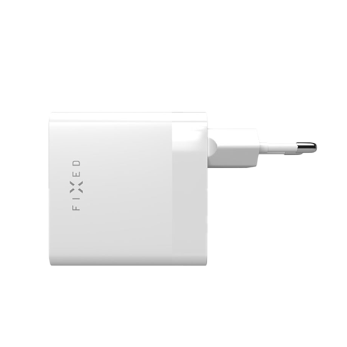 Fixed Dual USB-C Mains Charger PD | 65 W Balts 2 img.