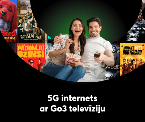 5G internets ar Go3 televīziju