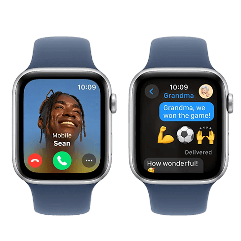 Apple Watch SE 40mm Aluminium Case | Sport Band S/M Sudrabs 3 img.