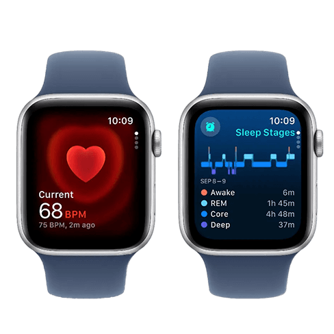 Apple Watch SE 40mm Aluminium Case | Sport Band S/M Sudrabs 4 img.