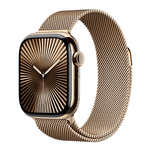 Apple Watch Series 10 42mm Titanium Case | Milanese Loop Zelts 1 img.