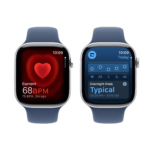 Apple Watch Series 10 42mm Aluminium Case | Sport Band S/M Sudrabs 4 img.