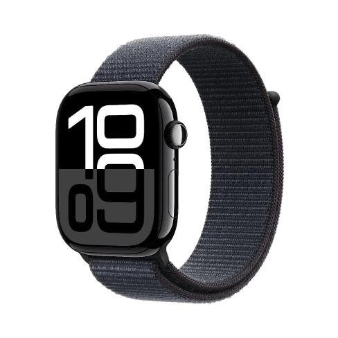 Apple Watch Series 10 42mm Aluminium Case | Sport Loop Чёрный 1 img.