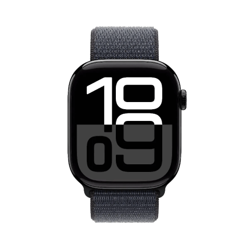 Apple Watch Series 10 42mm Aluminium Case | Sport Loop Чёрный 2 img.