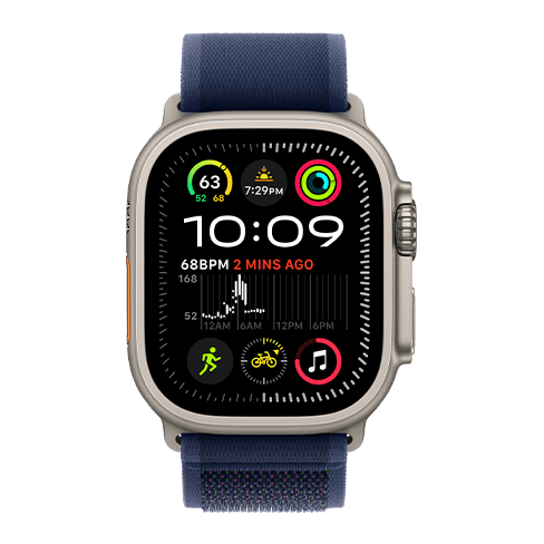 Apple Watch Ultra 2 49mm Titanium Case | Trail Loop S/M Bēšs 2 img.
