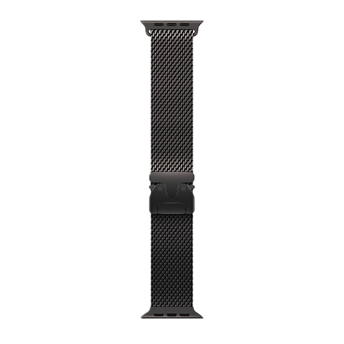 Apple Watch Ultra 2 49mm Titanium Case | Milanese Loop L Чёрный 3 img.