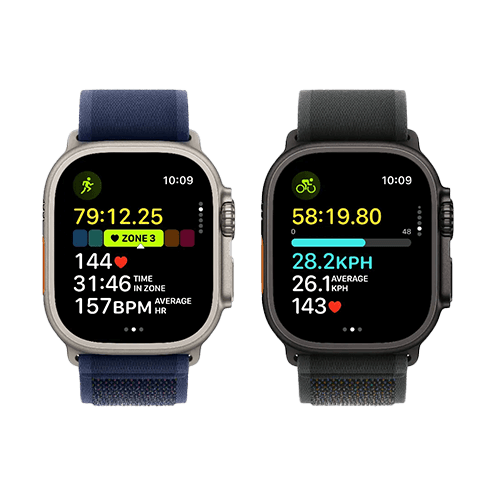 Apple Watch Ultra 2 49mm Titanium Case | Trail Loop S/M Bēšs 3 img.
