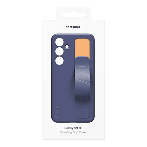 Samsung Galaxy S24 FE aizsargvāciņš (Standing Grip Cover) Melns 6 img.