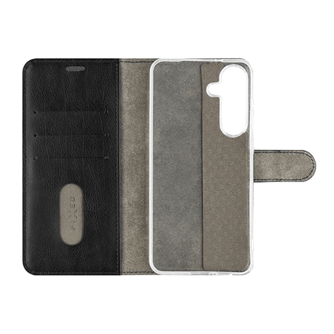 Fixed Samsung Galaxy S25+ aizsargvāciņš (Wallet Opus Case) Melns 2 img.