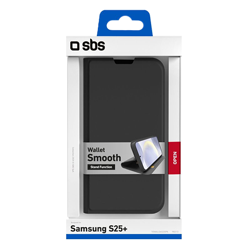 SBS Samsung Galaxy S25+ чехол (Wallet Smooth Case) Чёрный 3 img.