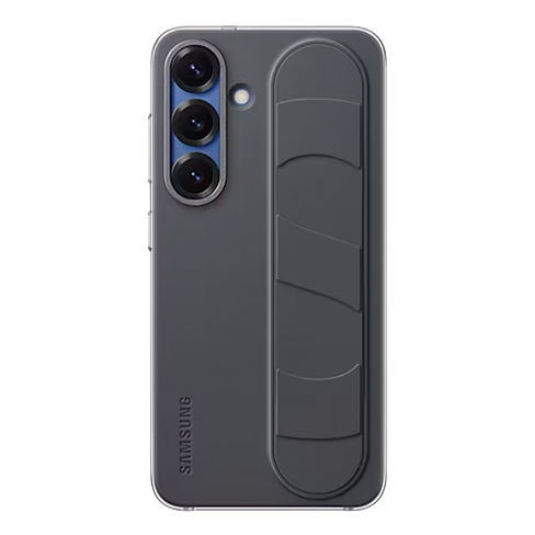 Samsung Galaxy S25 aizsargvāciņš (Standing Grip Cover) Melns 1 img.