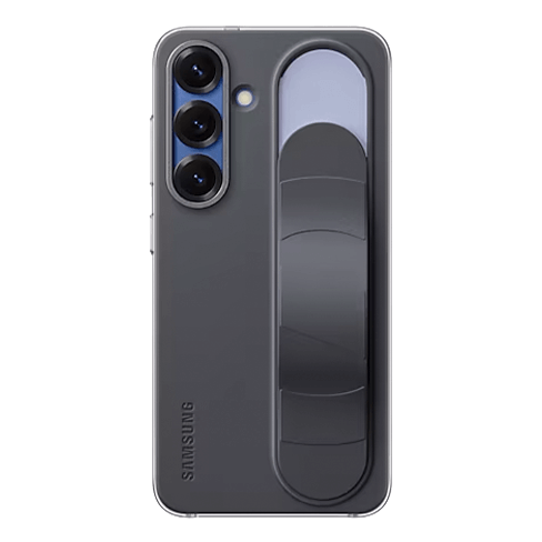 Samsung Galaxy S25 aizsargvāciņš (Standing Grip Cover) Melns 2 img.